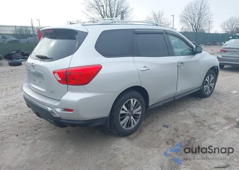 2017 Nissan Pathfinder S из США, поврежденный, VIN 5N1DR2MM3HC677422